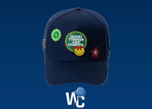 GOODS THINGS ARE COMING BLUE