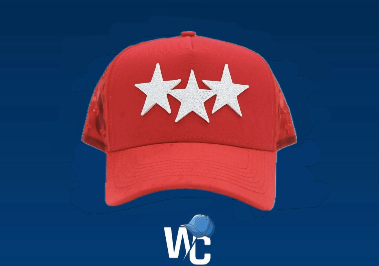 STAR HATS RED