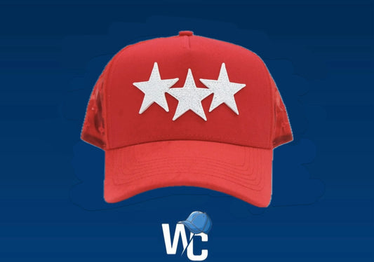 STAR HATS RED